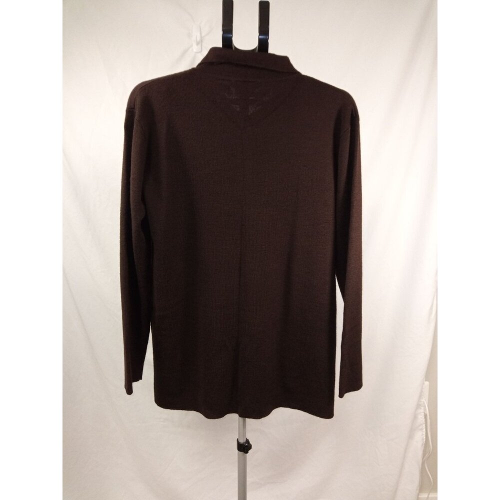 Hilliard & Hanson Women's Brown Cardigan Sweater Size Medium - Picture 4 of 6